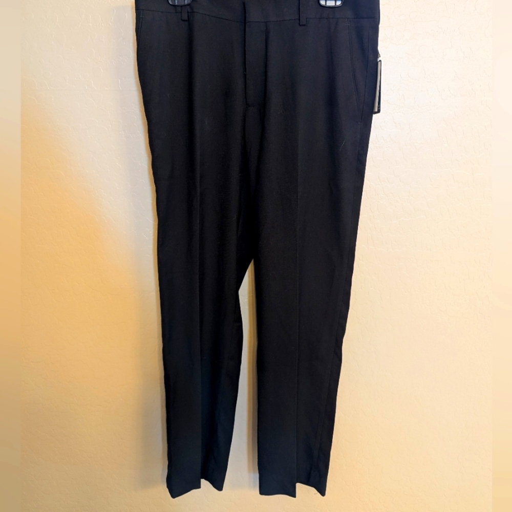 NWT Perry Ellis Black Dress Slacks For Men 32 X 30